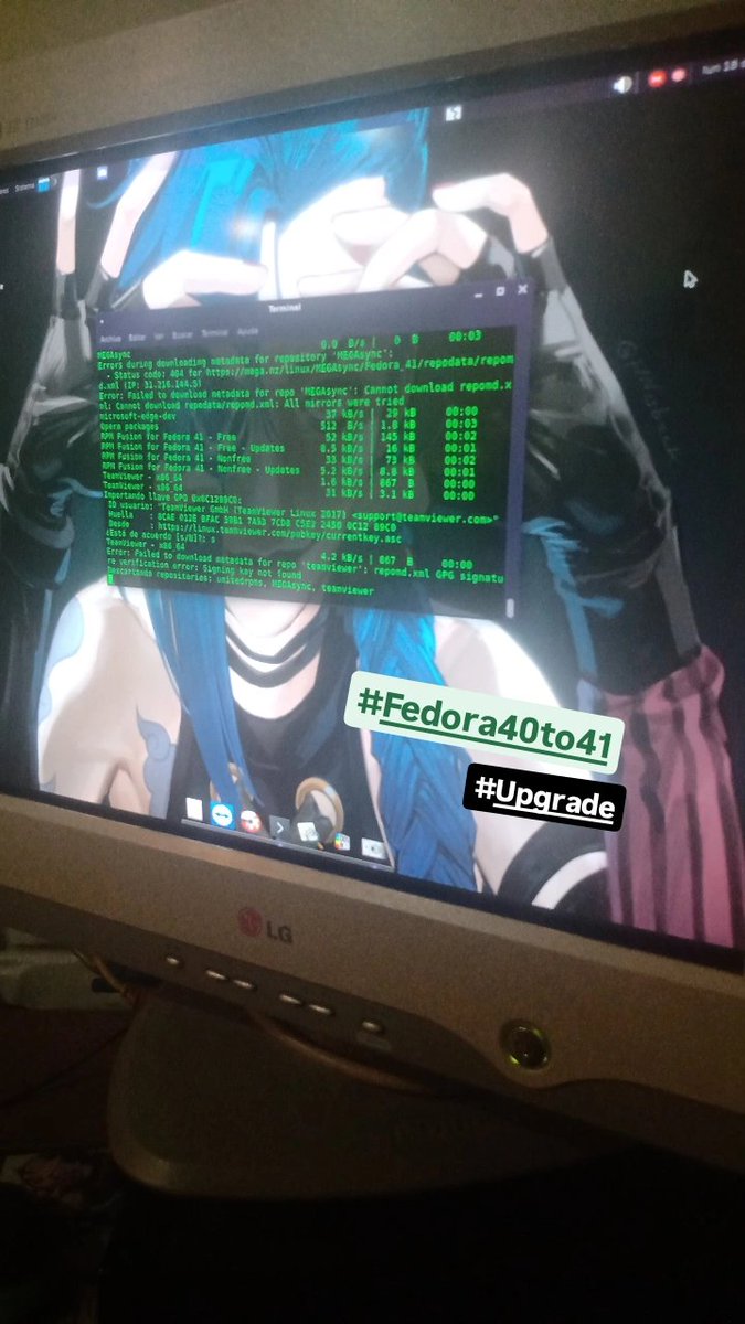 teffyantonelita's tweet image. Actualizando a Fedora 41 🚀🚀🚀
#FedoraProject
#Fedora41