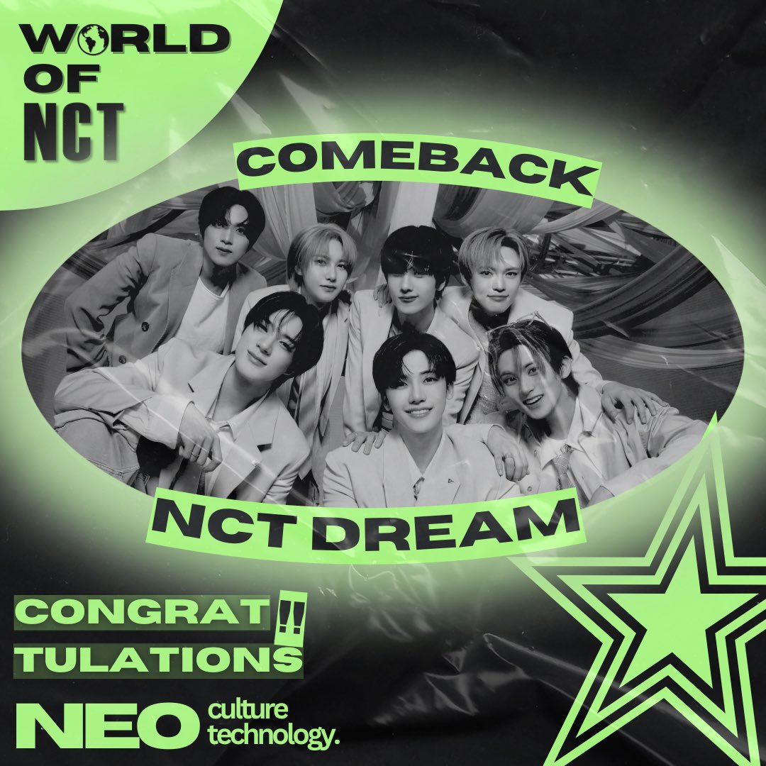 Dear NCT Dream, we extend our heartfelt congratulations on the release of Comeback “When I'm With You”. Your dedication and growth are evident in every track, setting a new standard of excellence that aligns perfectly. Here's to the continued success of your journey.
