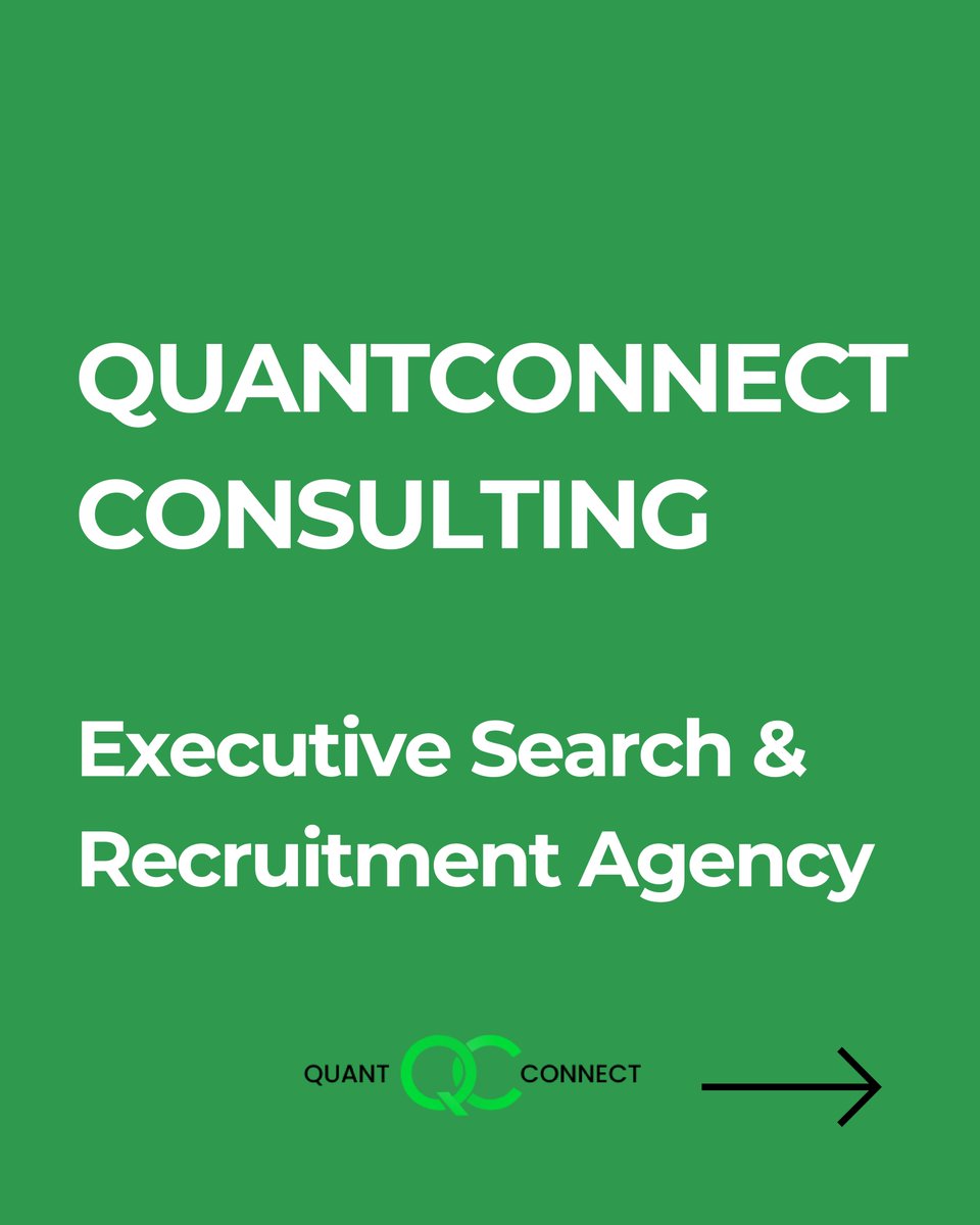 QuantConnect_'s tweet photo. At QuantConnect Consulting, we’re thrilled to announce  our commitment in the staffing and recruitment industry as we continue to navigate the dynamic realms of Technology and FinTech. 
#Recruitment #Executivesearch #Fintech #HealthTech #Technology https://t.co/uEZ3xAd1Si