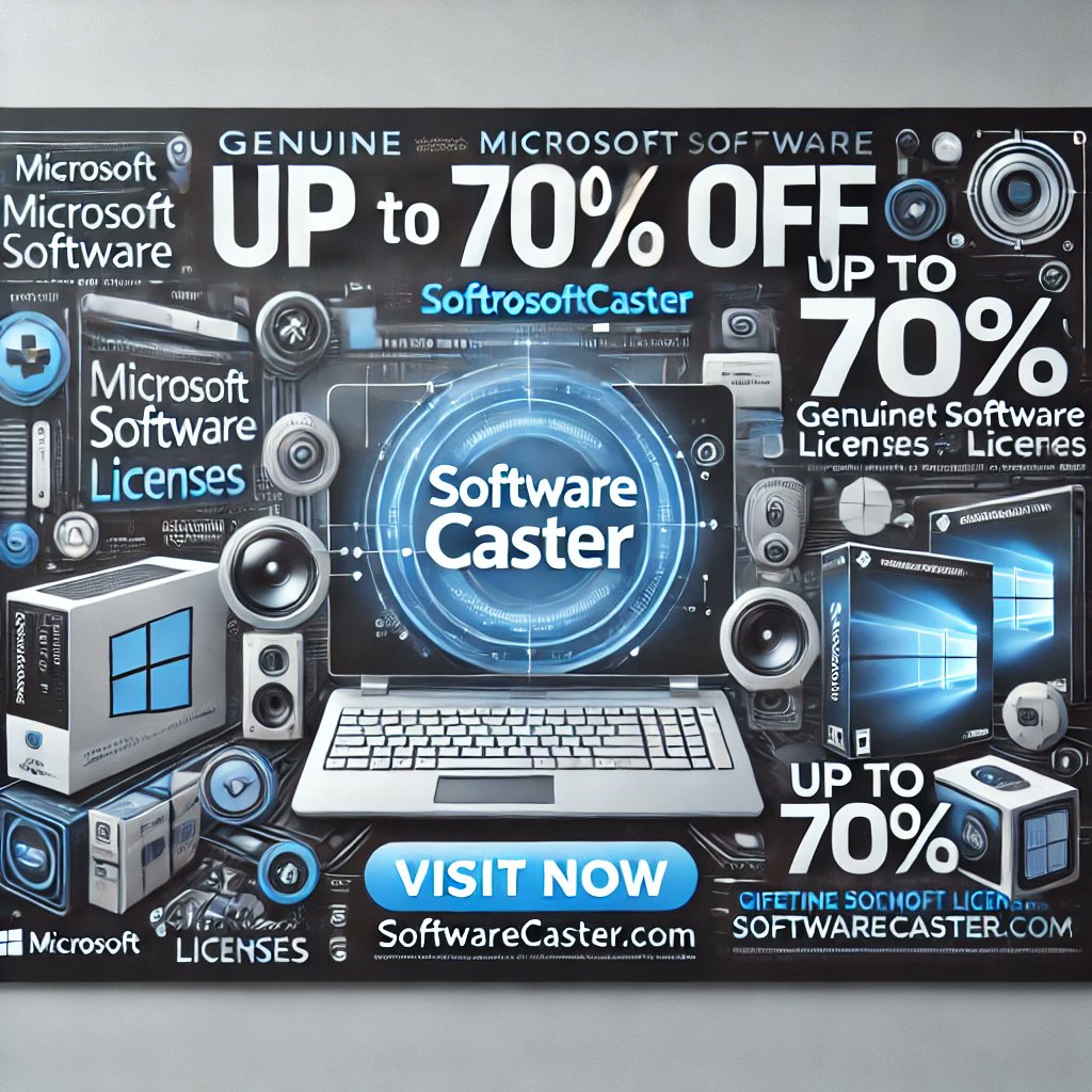 softcofficial's tweet photo. 🛡️ Secure Your Microsoft Software License with Software Caster!
Get lifetime or limited licenses for all Microsoft products at unbeatable prices! Don't delay—visit Software Caster now! 🖥️✨https://t.co/kYjPhD9qdX
#SoftwareCaster #MicrosoftLicense #GenuineSoftware #TechDeals https://t.co/NxAHGfLPtq