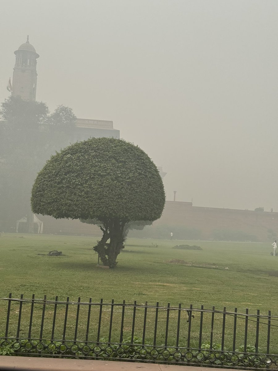When the smog hits harder than Monday blues…. #DelhiPollution #DelhiAirQuality #delhiair