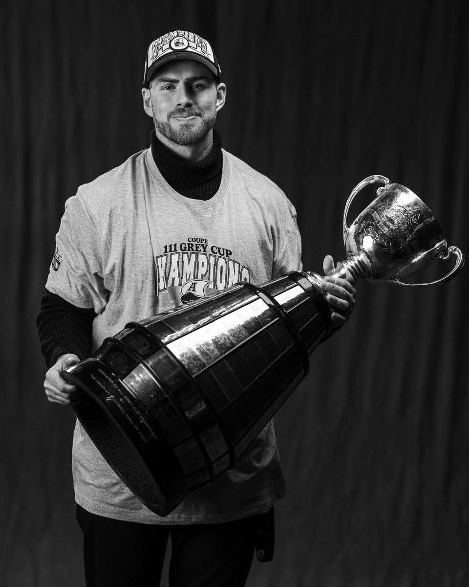 What a story. QB1 Nick Arbuckle. #GreyCup Champion