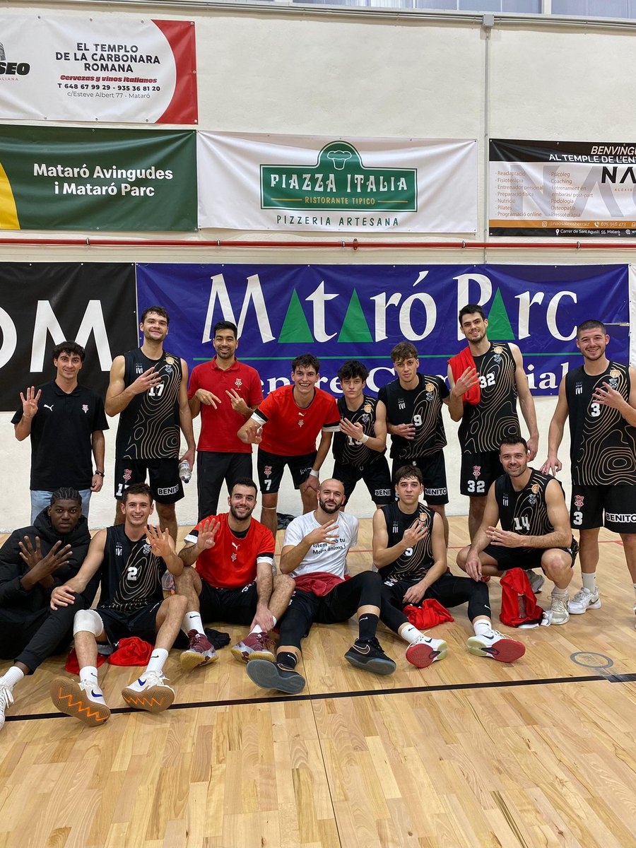 Victòria del #3afeb molt treballada! 💪🔥 ESTEM A TOPEEEE! 🤘🏼

Ja pensant en el partit de la setmana que ve:
📆 23 nov. 2024
🕕 18:00 h
🆚 @cbandratx1985

Som-hi, equip! 🏀✨