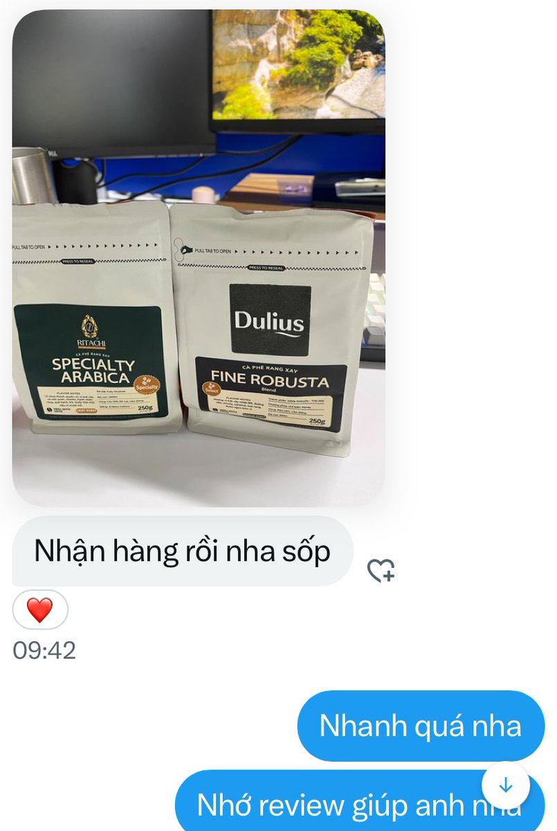 Cà phê đã đến tay các bạn chưa. Hãy thử, cảm nhận và review về hương vị cà phê đặc sản này nhé.