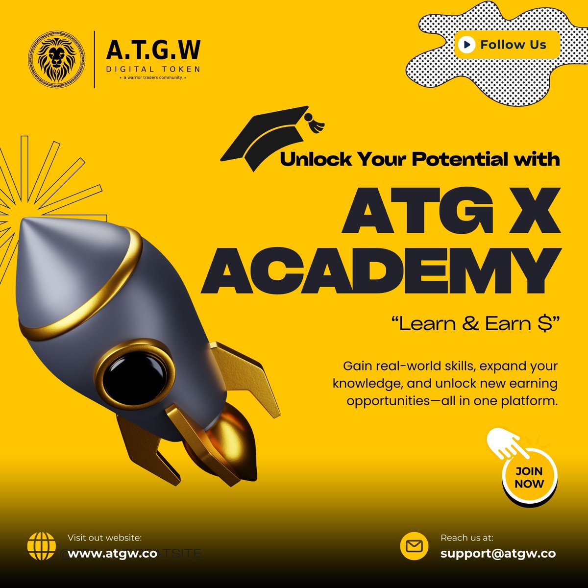 ATGWToken's tweet photo. π Keep your digital world powered with ATGW Token.
Driving transactions, rewards, and more in a vibrant ecosystem.
#ATGWToken #CryptoEcosystem #DigitalFinance #PowerOfCrypto https://t.co/mdlcR1aw8r