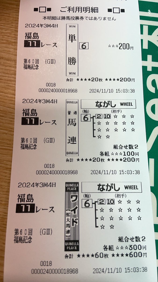 soumafactory's tweet photo. 11/10  #福島記念

24 重賞 13回目 的中🎯

◎ #アラタ

いつかは重賞を取ると思っていた。
紐抜けで単勝しか当たらず、、、。

#アラタ
#大野拓弥 https://t.co/JWxKfcReSP