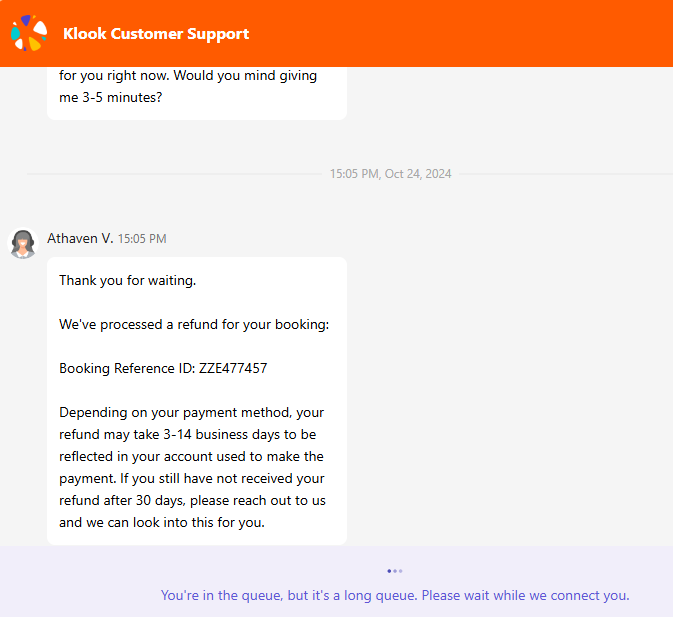 VfxRahul's tweet photo. @KlookTravel Crooking through bad travel experiences. Recently we we booked 3 entries from Klook on 21sept'24 for MothionGate Dubai (GWQ842644). After reaching there on 24 Oct'24, we found our voucher was invalid. @KlookTravel was not helpful for entry as well as refund till date https://t.co/8VLAUGQxg2