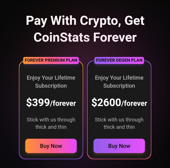 Ibitoyei's tweet photo. CoinStats; a complete toolset for managing all your crypto, NFTs, and DeFi assets. You always make precise data-based investment decisions and act at the right time.
DM for Forever Premium Account for just $399
#CoinStats #Crypto #Blockchain #SellAccount #ForSale #DigitalAssets https://t.co/StRt2IGHDJ