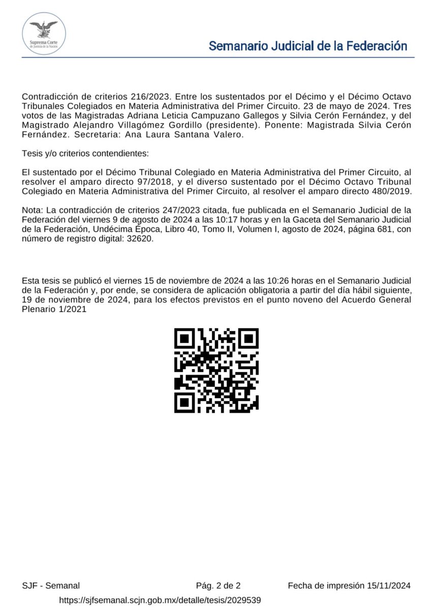 Requerimientos a la #CNBV para conocer la información bancaria del contribuyente:

Pueden impugnarse como parte de los vicios del procedimiento de fiscalización, cuando se demande la nulidad de la resolución determinante del crédito fiscal.

#LaVozdelFiscalista