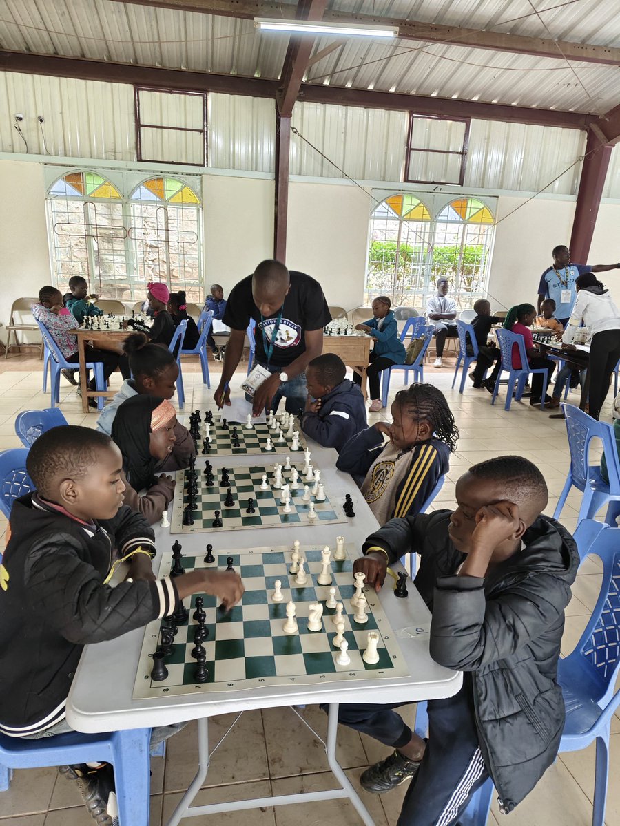 passiondri46592's tweet photo. Finally we had our first edition of the Kibera chess Tournament. it was  thrilling to watch strategic moves, critical thinking and turn taking during the tournament. The kids enjoyed playing and more so made friends with others from different organizations. https://t.co/03mOEmKFMp
