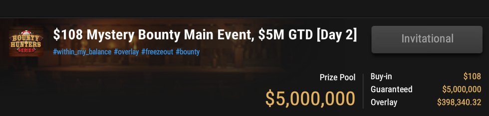 ALLinPav's tweet image. Tomorrow's $108 Mystery Bounty Main Event on @GGPoker has 10x $100k bounties. If I win one, I'm giving $5,000 to a lucky person who follows and likes this post!

Giveaway: 

250k Bounty = $12,500
146k Bounty = $7,500
100k Bounty = $5,000
62k Bounty = $3,150
20k Bounty = $1,000