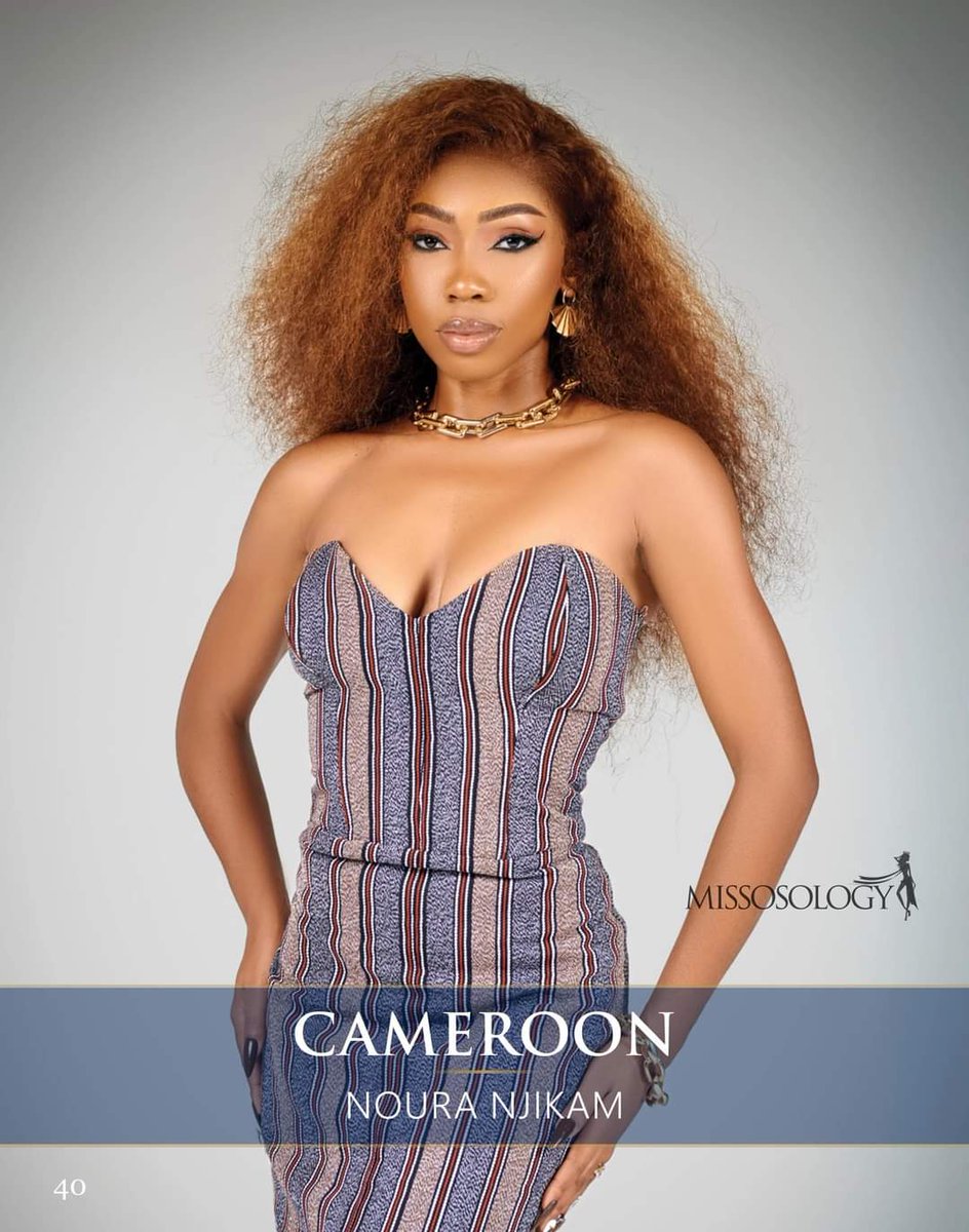 TheCameroonianZ's tweet image. « Nous sommes #fières de toi, de ton esprit de #combativité et de fair-play.

Reviens- nous la tête #haute Njikam Raïssa Noura... Miss Universe #Cameroon 2024. 🇨🇲 »

©️ : @MissCamerounOff