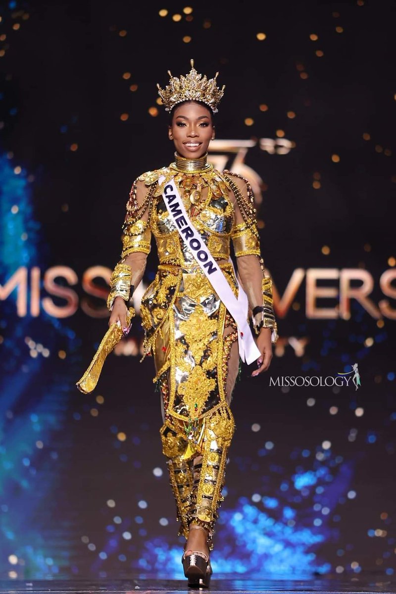 TheCameroonianZ's tweet image. « Nous sommes #fières de toi, de ton esprit de #combativité et de fair-play.

Reviens- nous la tête #haute Njikam Raïssa Noura... Miss Universe #Cameroon 2024. 🇨🇲 »

©️ : @MissCamerounOff