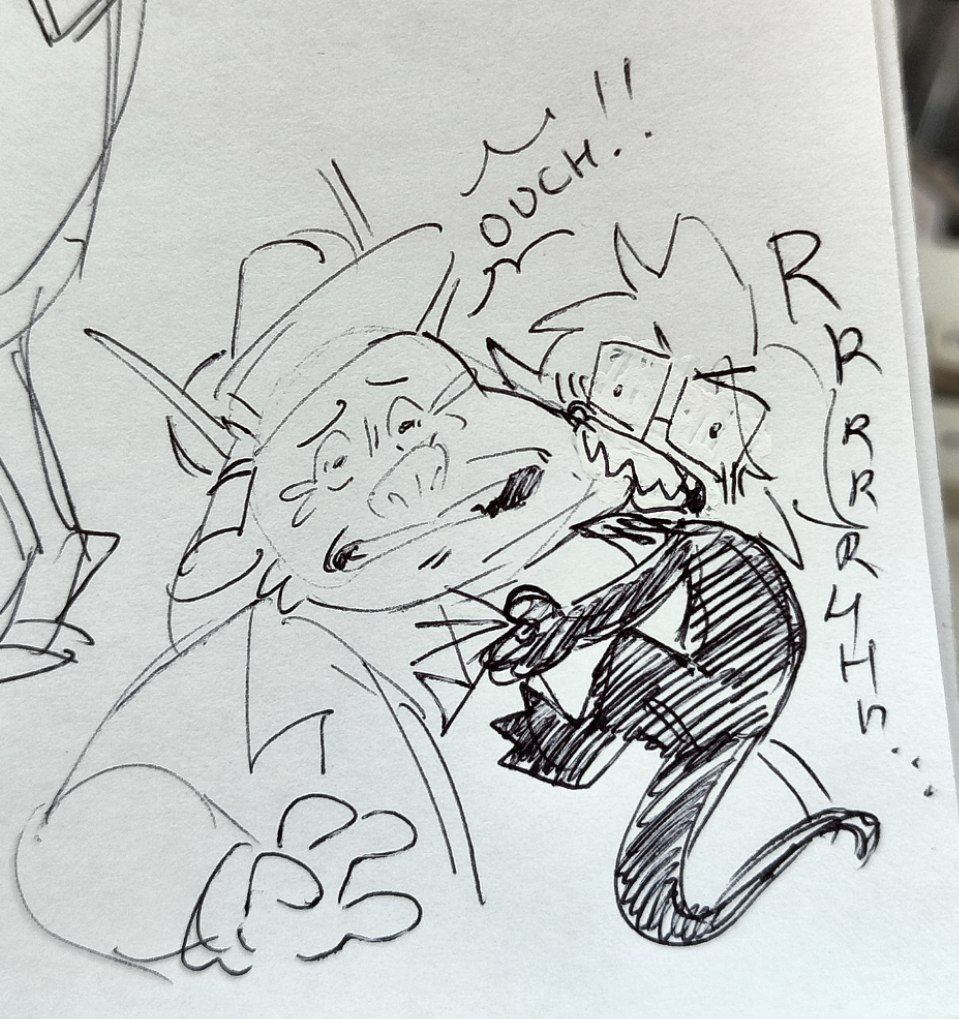 bob_mirum's tweet image. drawing weird doodles on paper and gradually loose my sanity 💥
#unclesamsonite #scrunchychunks
