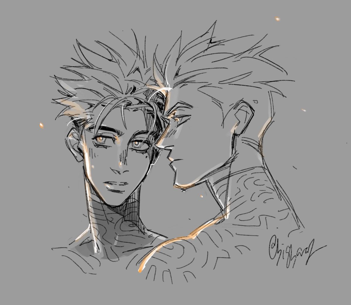 Haven’t been able to draw so I returned to Genesis #KV #plantcest