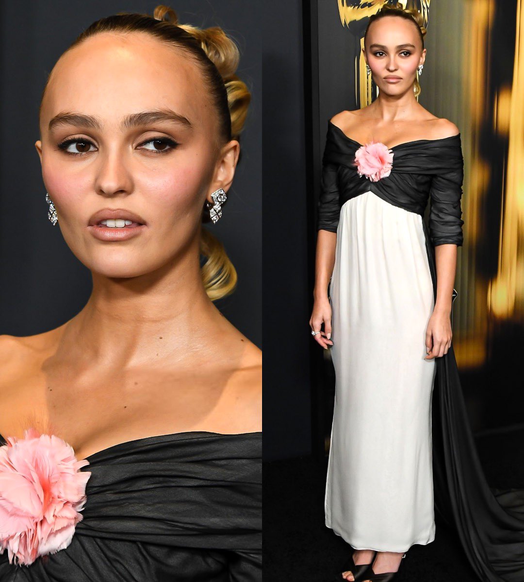 Lily-Rose Depp photographed at the 2024 Governors Awards. 📷, image size:1080x1198