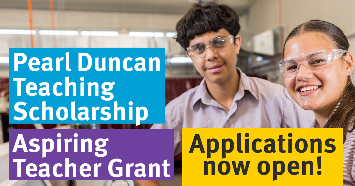 📣 Apply now for a 2025 Pearl Duncan Teaching Scholarship! Aboriginal and/or Torres Strait Islander people studying to be a teacher can receive up to $40,000 financial support &amp; permanent employment as a teacher in a Queensland state school. Find out more: teach.qld.gov.au/scholarships-a…