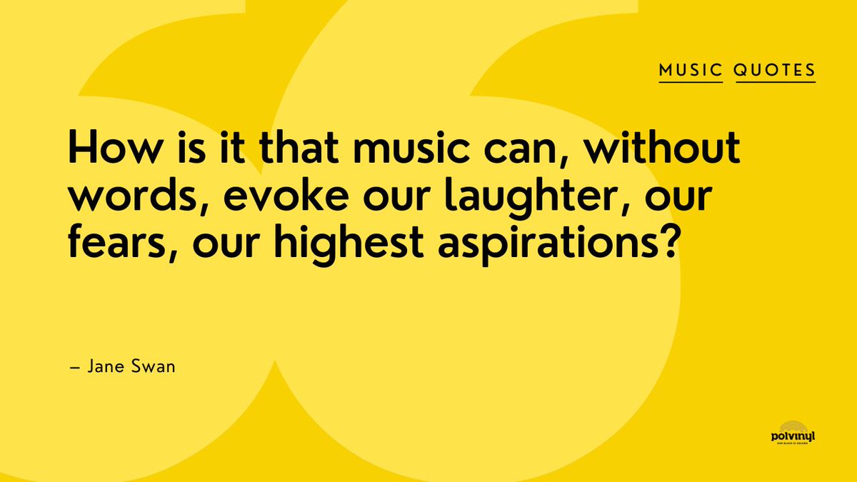 DominikTomczyk5's tweet photo. 17/ What does music mean to people? What is music to you? Share your thoughts 👍 #WhatIsMusic #Music #MusicQuotes #JaneSwan https://t.co/a9eADUjJLj