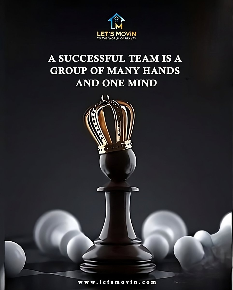 LETSMOVIN23's tweet image. Here’s to the collaboration, dedication, and unity that drives us toward success every day! Together, we achieve greatness. 💪💼 

#Teamwork #SuccessInUnity #LetsMovin #BuildingDreams
