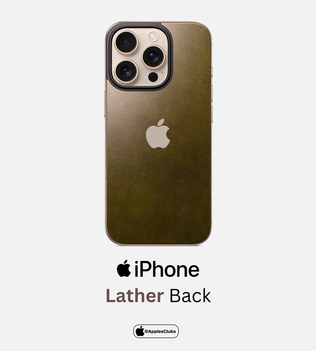 applesclubs's tweet image. If Apple ever brings leather finish to iPhone, would you buy it?