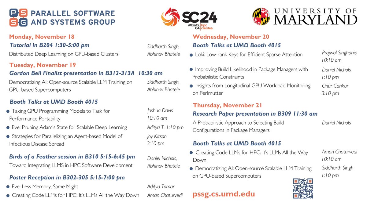 Parallel Software and Systems Group tweet media