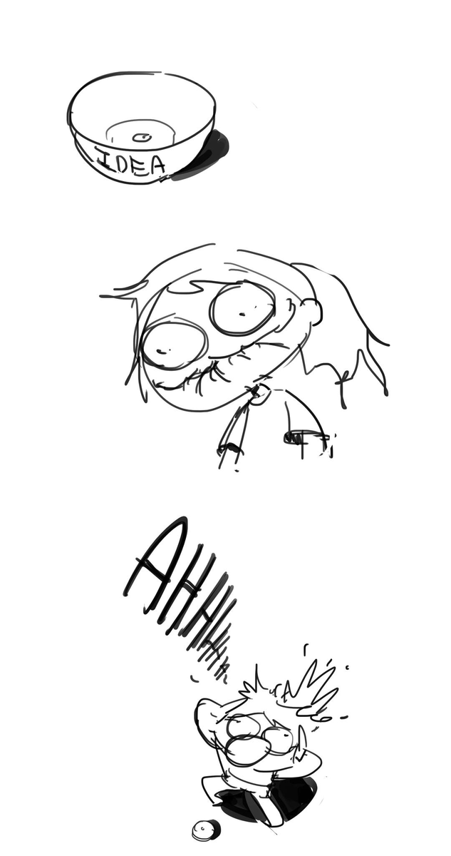 cheocart's tweet image. Sometimes being in creative field be like: