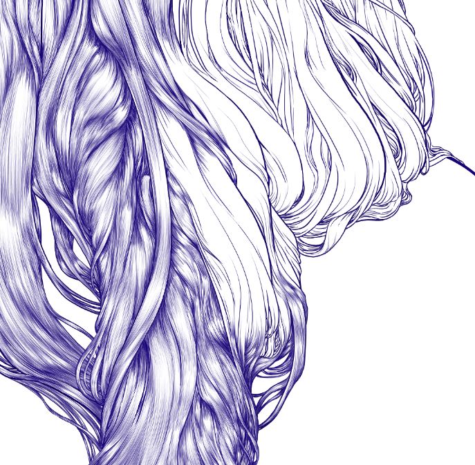 Thatcchi's tweet photo. I like drawing hair ❤️🥰✨ https://t.co/SPPVmIRMxW