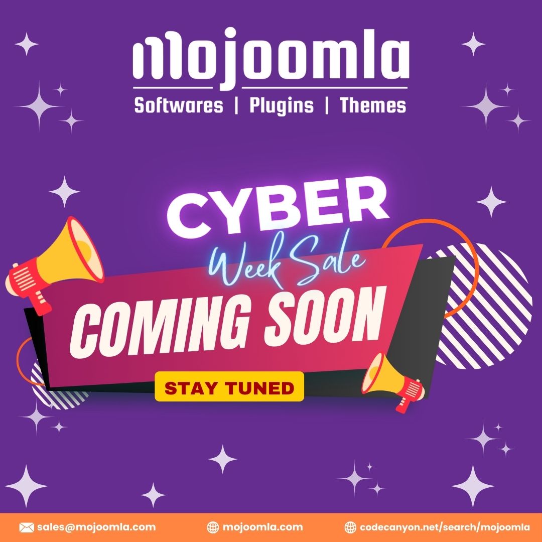 mojoomla's tweet image. 🚀 Get Ready for the Biggest Cyber Sale! 🎉
Grab it now: codecanyon.net/user/mojoomla/…
#CyberSale2024 #Mojoomla #WebExtensions #WordPressPlugins #WPGym #WPApartment #GarageManagement #WPChurch #WPCRM #WebDevelopment #DiscountDeals #CyberWeek #TechSale #WordPressSolutions #PluginSale