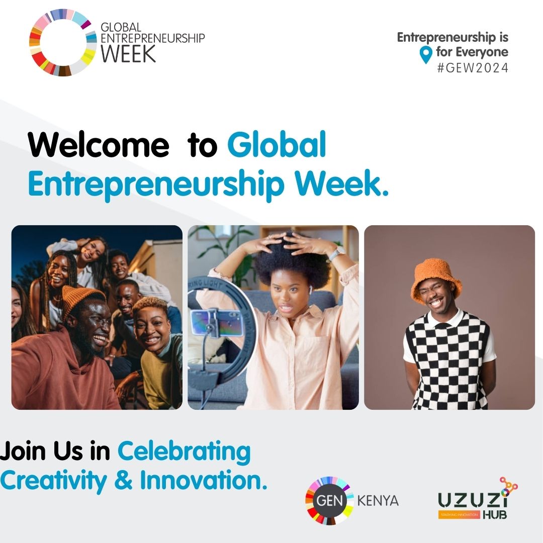 UzuziHub's tweet image. Welcome to the most amazing week yet!
The power of youth meets the spark of innovation at Uzuzi Hub this #gew2024 

Let’s celebrate the dreamers and doers driving change. 
What’s YOUR next big move? 

#GENKenya #sparkinginnovation #entrepreneursipisforeveryone #UzuziHub #GEW2024