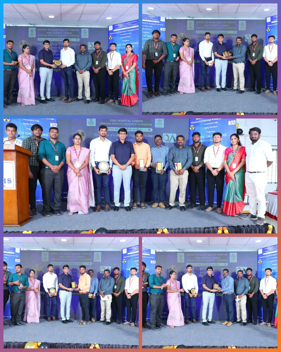 sahsvmrfsalem's tweet image. SAHS - Department of RIT celebrated the World Radiography day & organized the “Hands on Training Session” on November 15, 2024, at the skill.lab auditorium.
#radiography #imagingtechnology #worldradiologyday2024 #handsontraining #radiationsafety #GuestLecture #clinicalhub