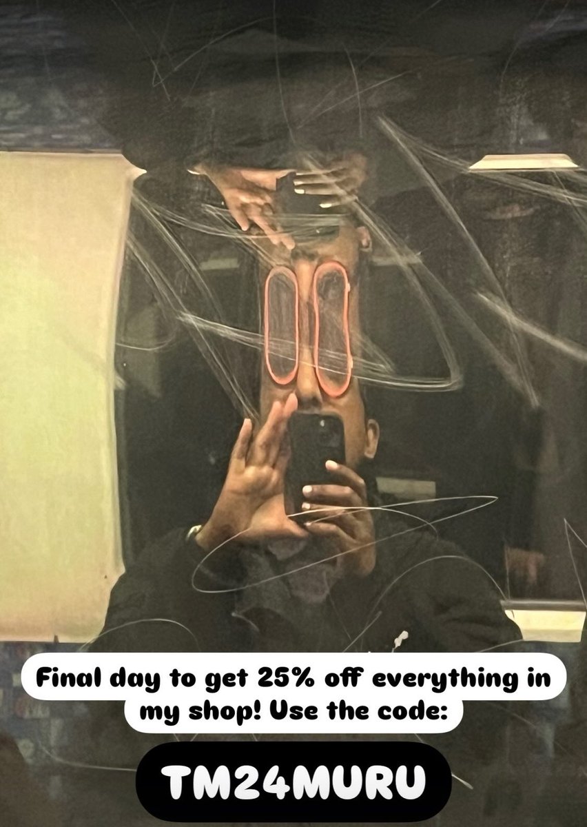 Last day (U.K. time) to get 25% off everything in my shop. Use code: TB24MURU

murugiah.bigcartel.com