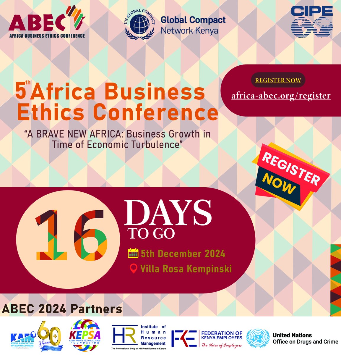 abecafrica's tweet photo. 🌍 "Africa is our business." At #ABEC2024, join visionary leaders from across the continent committed to ethical growth and sustainable success. Be part of Africa’s future—register now! #EthicalLeadership #ABraveNewAfrica https://t.co/9UHA36zenN