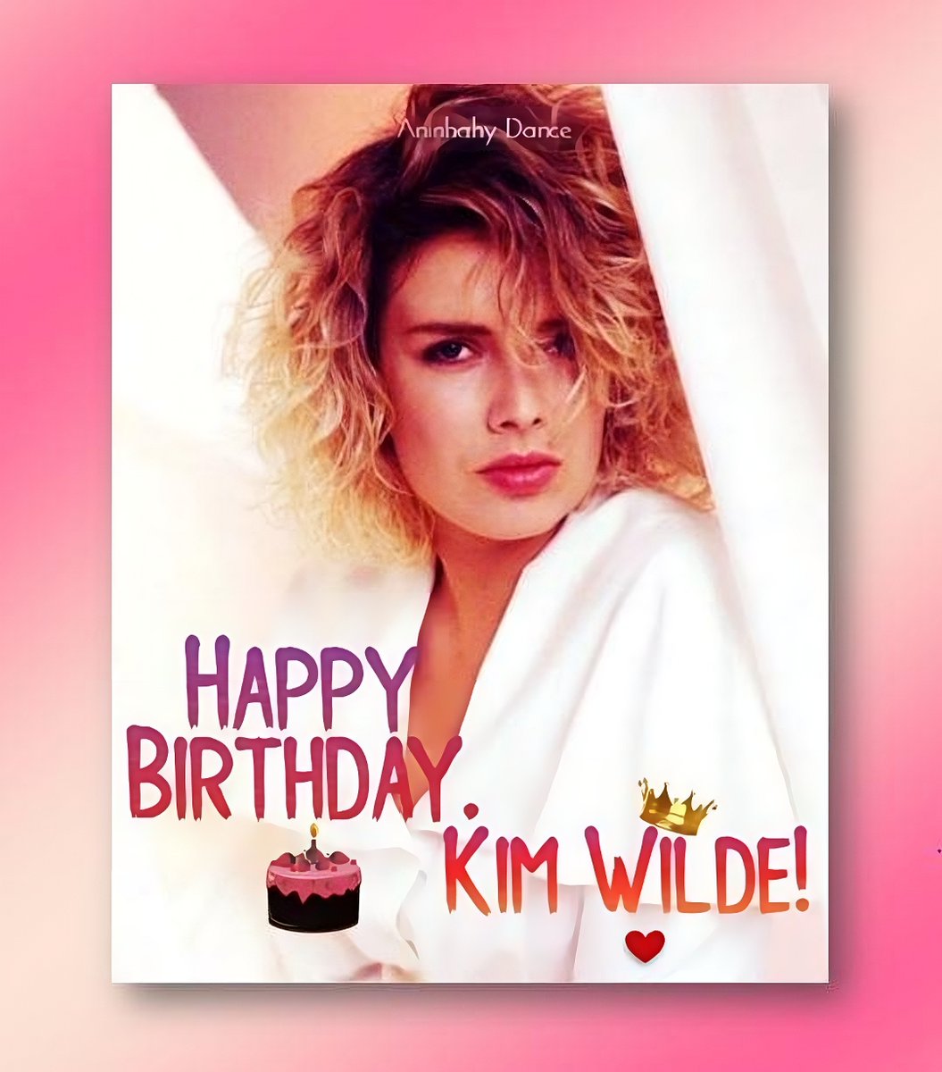 AninhahyDance's tweet photo. Happy birthday to the legend and always lovely, beautiful and talented lady @kimwilde!. My best wishes to you, dear. Have a great day and enjoy. Congrats, Kimmy! 🥳🎂❤️💋 

#KimWilde #WildePower #WildeLove #HappyBirthday https://t.co/Jcqo9898Uc