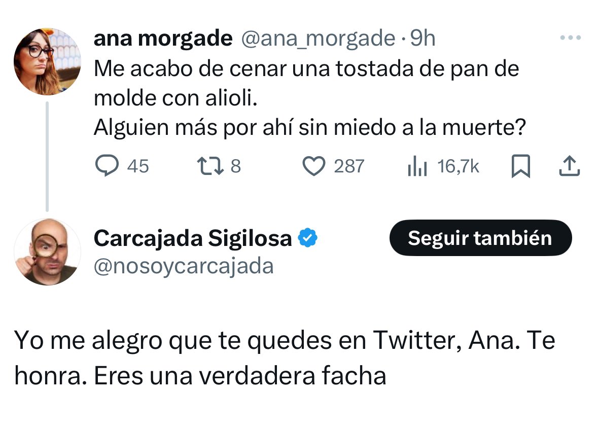 Venga, nos vemos en la mariposa, chiquis.