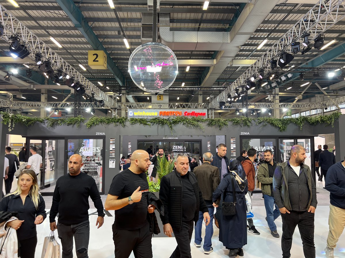 winhousetr's tweet image. Intense interest in our stand continues on the 3rd day and tomorrow will be the last day of the Eurasia Window Fair. We are waiting for you with great excitement at our booth Hall 2., No:201

#tüyap #eurasiawindowfair #avrasyapencerefuari #winhouse #pencerefuari