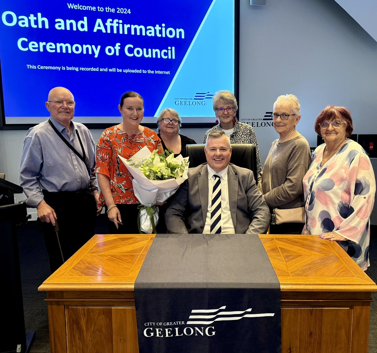Cr Anthony Aitken (@cranthonyaitken) on Twitter photo 2024 <a href="/GreaterGeelong/">City of Greater Geelong</a> Councillor swearing in Ceremony at Geelong City Hall. Joined by some of my family & wonderful supporters from the northern suburbs. #ThankYouVotersofTheNorth #CorioWard #WeLoveTheNorth 2024 <a href="/GreaterGeelong/">City of Greater Geelong</a> Councillor swearing in Ceremony at Geelong City Hall. Joined by some of my family & wonderful supporters from the northern suburbs. #ThankYouVotersofTheNorth #CorioWard #WeLoveTheNorth