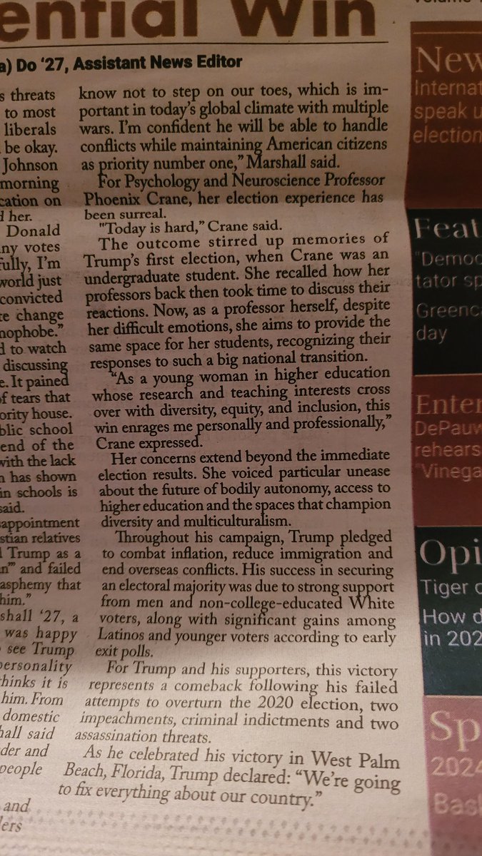 Hey look I was in the paper