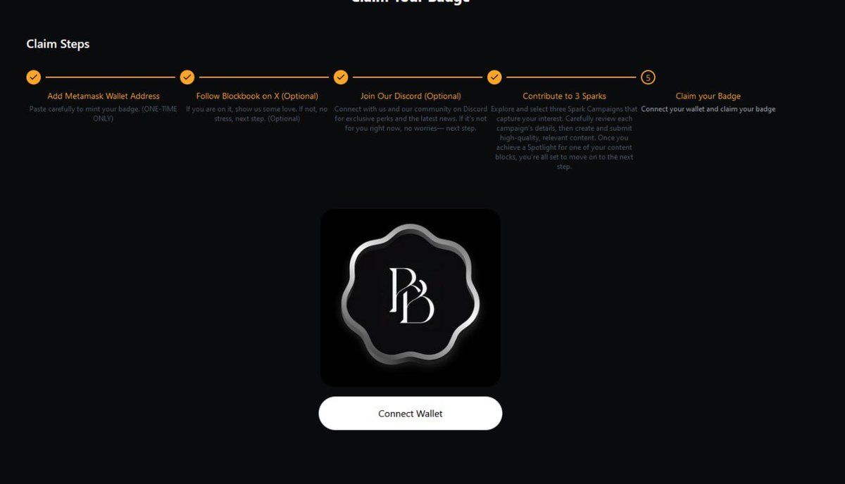 GACryptoO's tweet photo. 🔥 @StoryProtocol New Testnet Badge 🪂
If You're Confusing How To Mint #TheBlockBookapp Badge🎖
👉Go-To Here: https://t.co/8Vde7lcBuO
🔹Sign-up with E-mail or Google
🔹Submit Your Details
🔹select spark & Upload Images or Video ~ Do it in 3 Different Spark
🔹Click On "Verify"
🔹mint Badge
✔️Done
👉Claim Maximum Badge From Ecosystem: https://t.co/qcEe5WSJwa