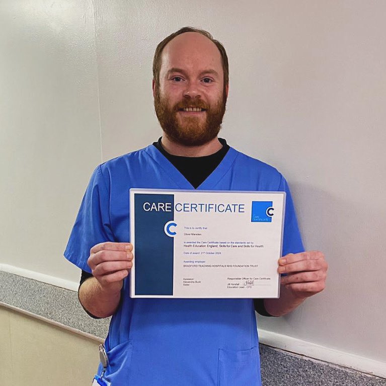 The CPD Team (@bthft_cpd) on Twitter photo Congratulations Oliver on achieving your Care Certificate 👏🏼👏🏼👏🏼 #bthft #carecertificate <a href="/BTHFT/">Bradford Teaching Hospitals NHS FT</a> <a href="/BEaT_BTHFT/">Bradford Education & Training</a> <a href="/aedbthft/">AED- Bradford Emergency Department 💙</a> Congratulations Oliver on achieving your Care Certificate 👏🏼👏🏼👏🏼 #bthft #carecertificate <a href="/BTHFT/">Bradford Teaching Hospitals NHS FT</a> <a href="/BEaT_BTHFT/">Bradford Education & Training</a> <a href="/aedbthft/">AED- Bradford Emergency Department 💙</a>