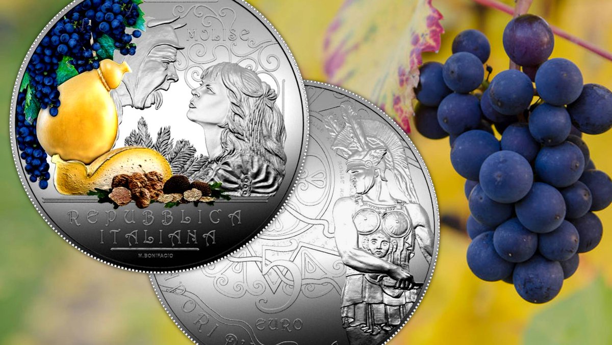 Dopo i cantucci e vinsanto di Toscana, la serie numismatica italiana dedicata all'enogastronomia si sposta in Meridione #ipzs #moneta #coin #euro #molise #enogastronomia #foodandwine #tintilia #caciocavallo #tartufo #truflle #sapore #taste
cronacanumismatica.com/tintilia-cacio…