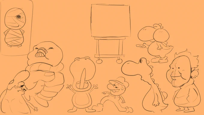 Some sketches from tonight 