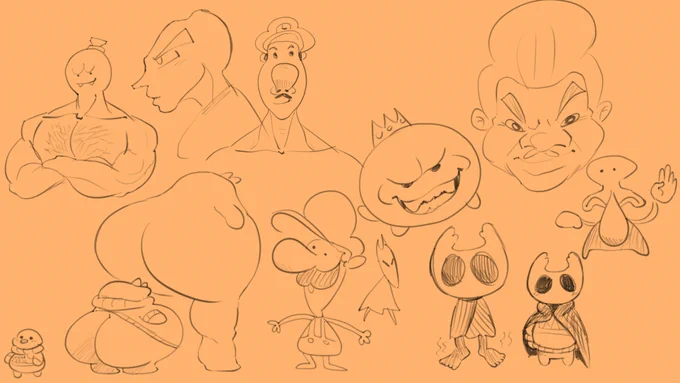 Some sketches from tonight 