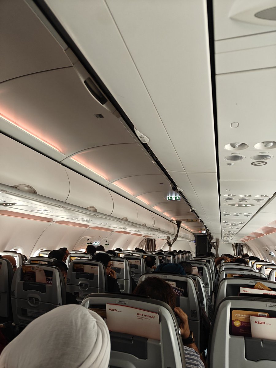 HarshParmar_hp's tweet photo. @airindia, this is unacceptable! My flight from Delhi to Mumbai was delayed by 1.5hours because the crew didn’t show up on time. Now, after sitting on the plane for 1.5 hrs, we're being told the flight won't fly due to a 'technical issue'. Terrible service and zero accountability https://t.co/NTgdaGbiTf