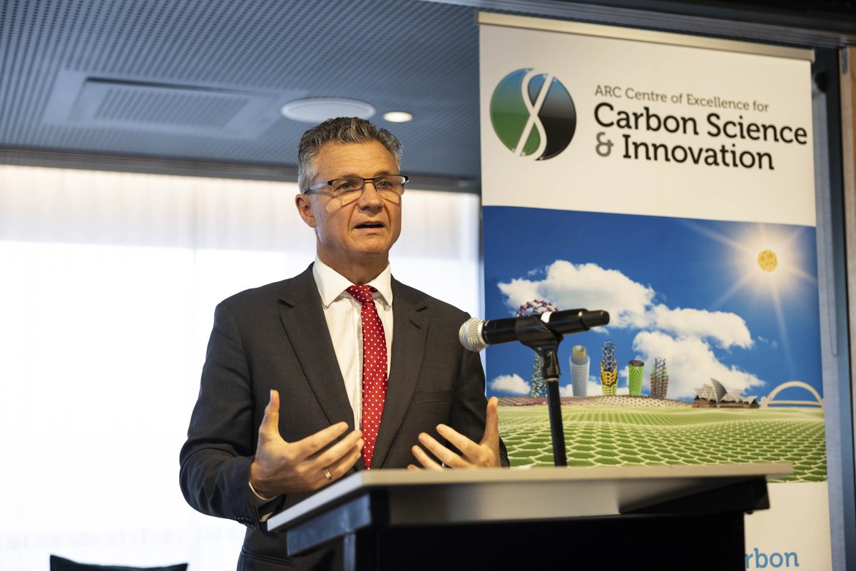 ARC COE for Carbon Science & Innovation (@carbon_science) on Twitter photo The 15 November marks the launch of the ARC Centre of Excellence for Carbon Science and Innovation. Thank you to the Hon Matt Thistlethwaite MP for officially launching the Centre, Dr Richard Johnson from the <a href="/arc_gov_au/">Australian Research Council</a> and <a href="/UNSW/">UNSW</a> 's Bronwyn Fox and Julien Epps for your remarks! The 15 November marks the launch of the ARC Centre of Excellence for Carbon Science and Innovation. Thank you to the Hon Matt Thistlethwaite MP for officially launching the Centre, Dr Richard Johnson from the <a href="/arc_gov_au/">Australian Research Council</a> and <a href="/UNSW/">UNSW</a> 's Bronwyn Fox and Julien Epps for your remarks!