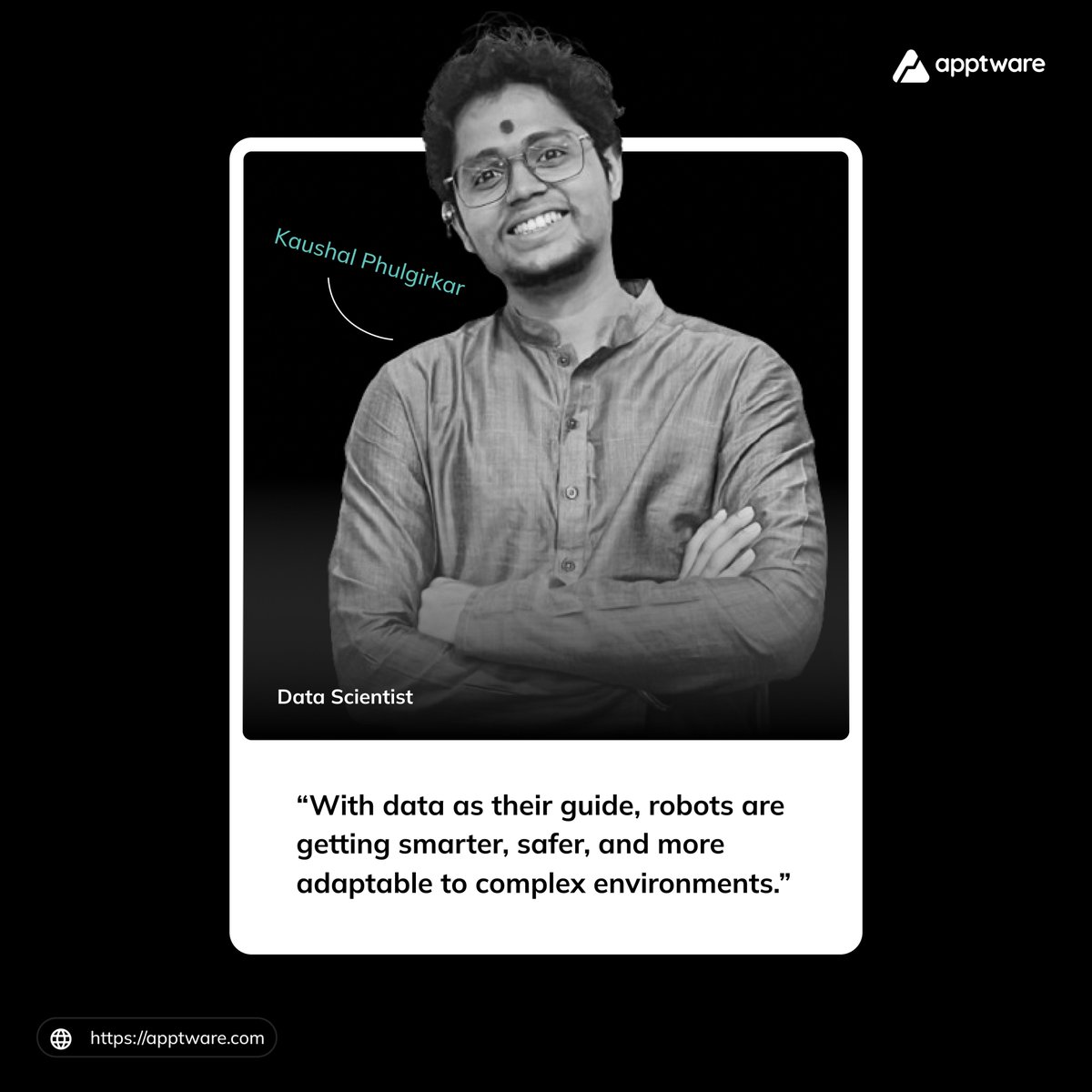ApptwareIndia's tweet photo. Meet the Visionaries Behind Apptware! Behind every breakthrough in Intelligent Automation is a dynamic team of Data Scientists and Tech Innovators who bring ideas to life. Get to know the brilliant minds driving change at Apptware!

#TeamApptware #TechLeaders #DataScience #AI https://t.co/M4fpIVkE0S