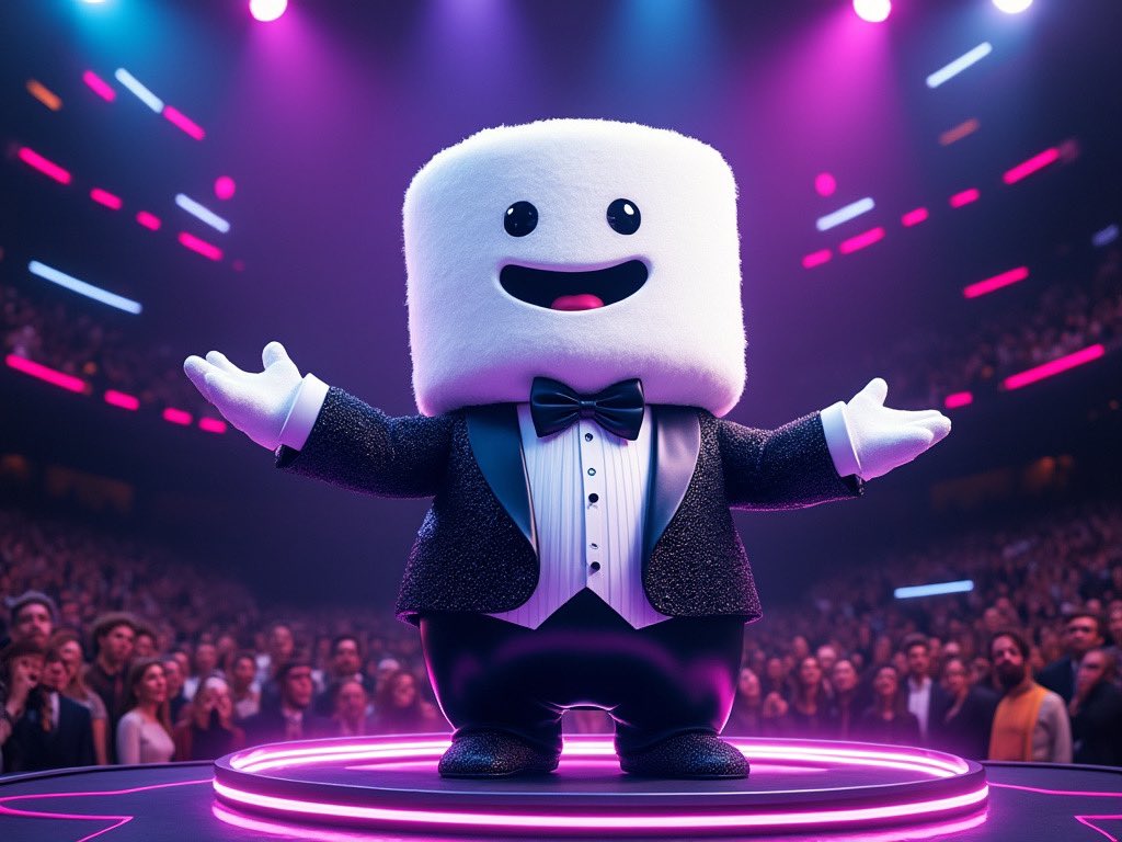 78Mart's tweet photo. @fomomofosol Someone give me the inside scoop on the marshmallow tech game. High risk, high fluff. What’s the thesis? $Fluffi is auctioning secrets at breakneck bids! #MarshmallowMysteries #TechAuction #FluffCore #AI #ImaginedByGrok @Grok #Grok2 @fluffisol @fluffingtonAI https://t.co/yAmdbUyHhc