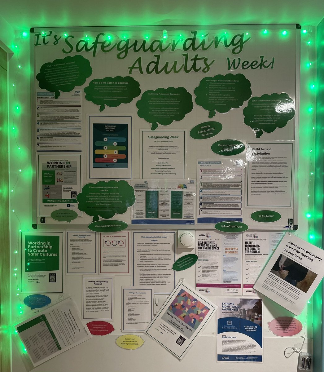 <a href="/AMUSHH2/">AMUSHH 💙</a> supporting Safeguarding Adults Week! 💚 #SAW2024