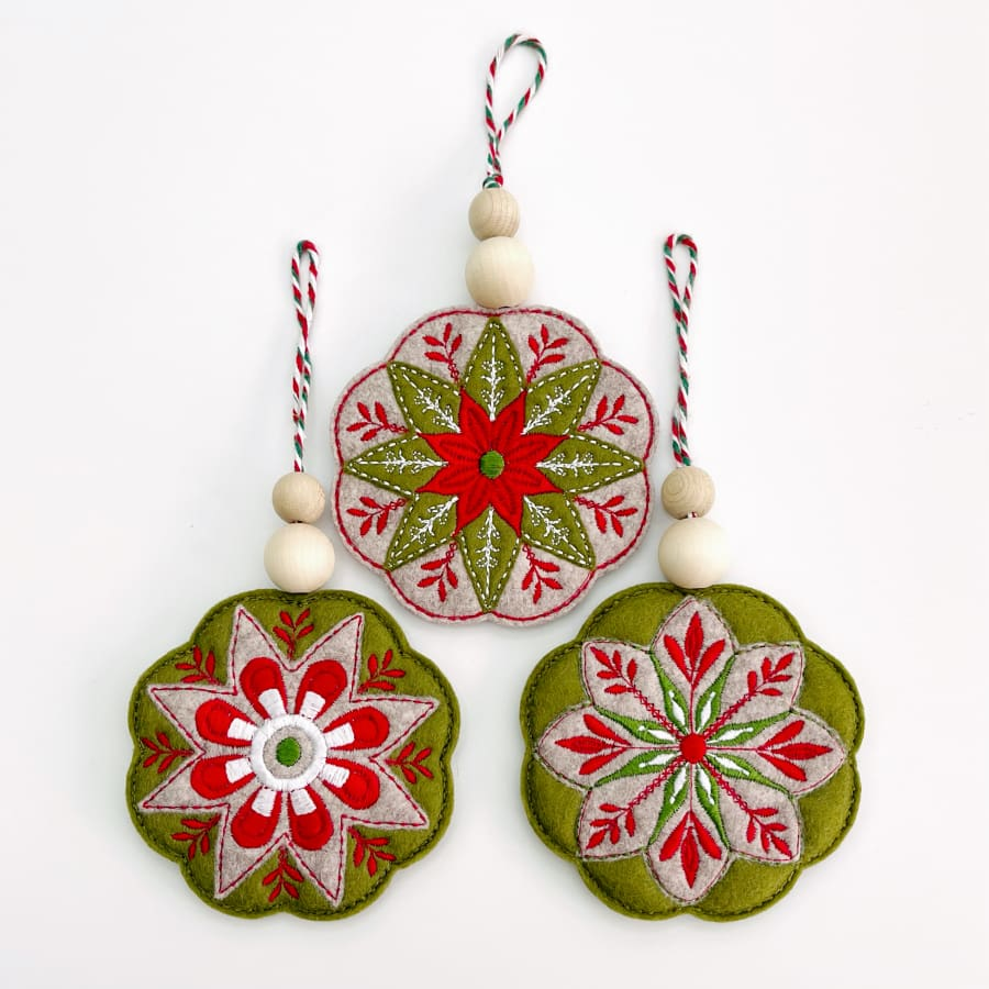 kblacey's tweet photo. These Folk Art Embroidered Christmas Decorations by @cariadinstitch1 are so pretty and bring an different element to your festivities https://t.co/v32VxvsY1B 
#CGArtisans #EarlyBiz https://t.co/pICnw8gMMs