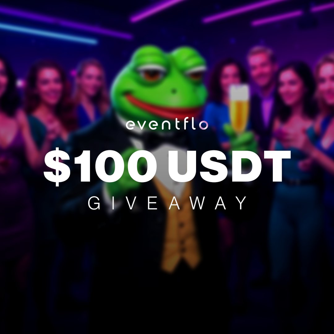 eventfloHQ's tweet photo. GM, FloFam! 🌞

Time to sprinkle some excitement into your morning! 

We’re giving away $100 USDT—because WAGMI.

Here’s how to enter:
▶️ Follow @eventfloHQ
▶️ Tag 4 frens
▶️ Complete this quick form: https://t.co/uDC4MsjyGB

Oh, and hit that retweet like it owes you money. https://t.co/yitZyLATJ4