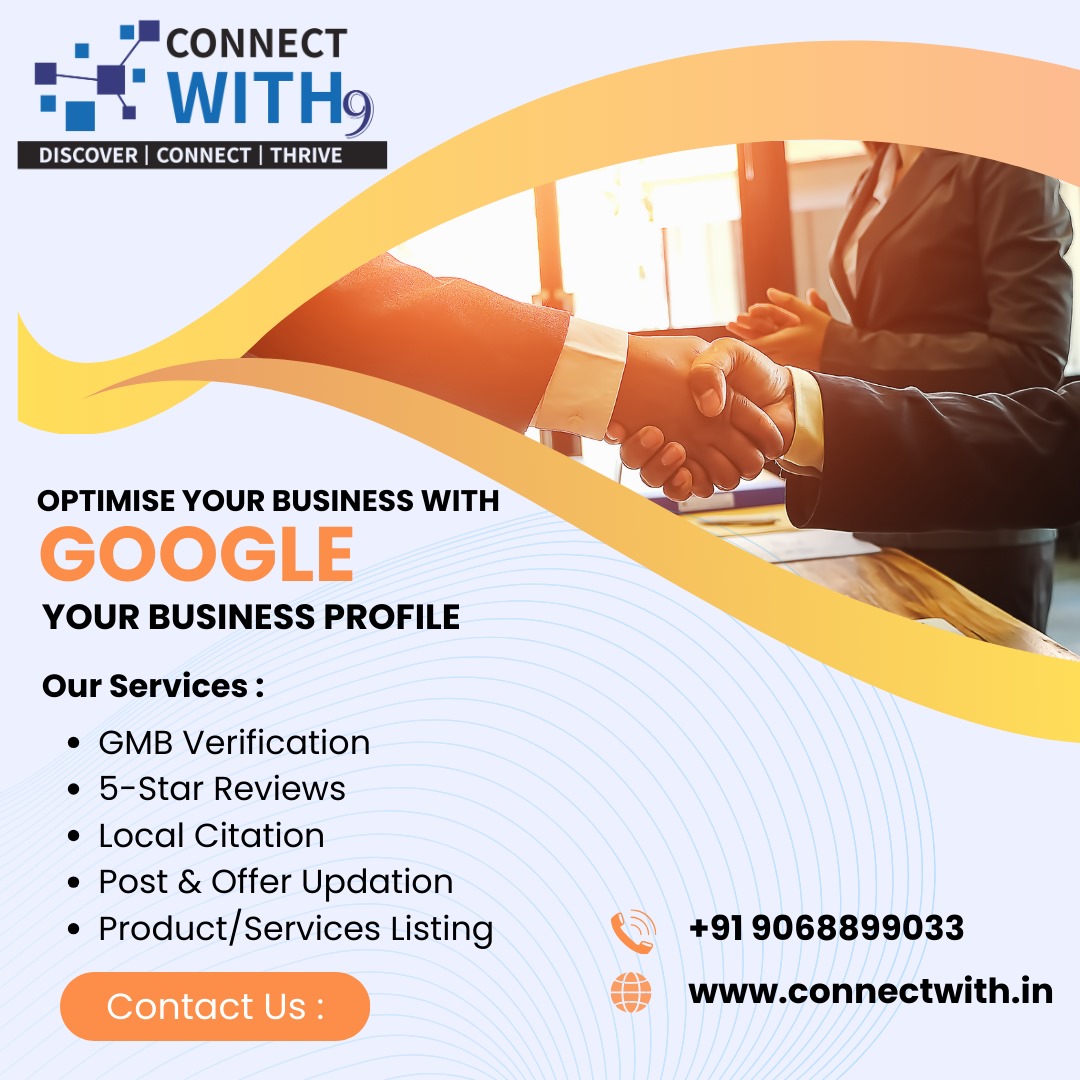 WithConnec57249's tweet photo. Optimize Your Business with Google My Business Profile!
Discover | Connect | Thrive with us!
📞 Call: +91 9068899033
🌐 Visit: https://t.co/OMDdmMIe9i
Contact us today!
#GoogleMyBusiness #GMBOptimization #DigitalMarketing #BusinessGrowth #LocalSEO #5StarReviews #ConnectWith9 https://t.co/dZs1ZOnuXm